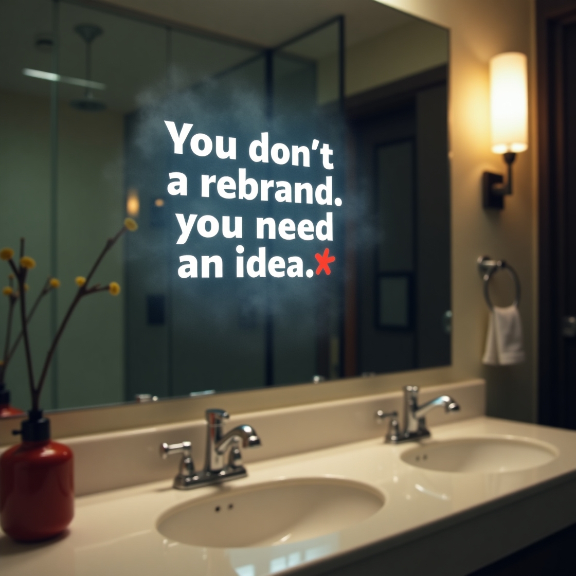 Truth No Bullsh*t Mirror Message