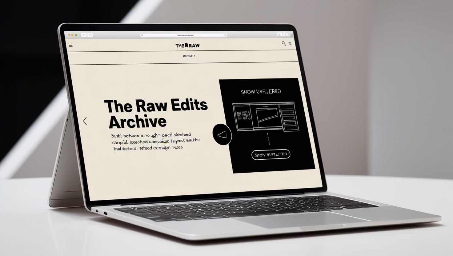 The Raw Edits Archive Exhibition